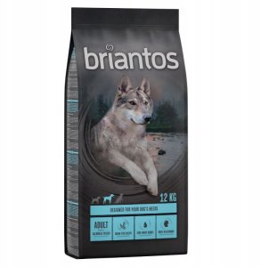 Sucha karma Briantos Adult, łosoś z ziemniakami, bez zbóż 2x12kg 1