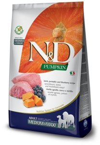 Karma Farmina N&D Grain Free Adult Medium&Maxi jagnięcina z dynią 12kg 1