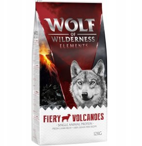 Sucha karma Wolf of Wilderness Fiery Volcanoes, jagnięcina12 kg 1