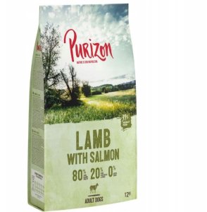 Sucha karma Purizon Adult, jagnięcina i łosoś, bez zbóż 12 kg 1