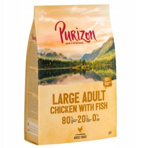 Sucha karma Purizon Large Adult dla psa, kurczak i ryba, bez zbóż 12 kg 1