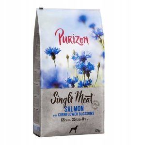 Karma Purizon Single Meat Adult, łosoś ze szpinakiem i kwiatami chabru 12kg 1