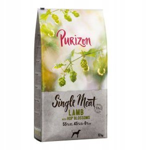 Karma Purizon Single Meat jagnięcina z groszkiem oraz kwiatami chmielu 12kg 1