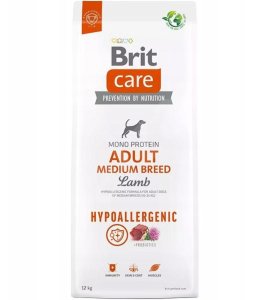 Sucha karma Brit Care Hypoallergenic Adult Medium Breed jagnięcina 2x12 kg 1
