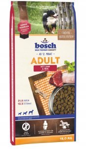 Sucha karma Bosch Adult Lamb & Rice, jagnięcina i ryż 15 kg 1