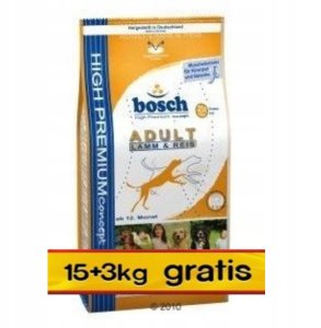 Sucha karma Bosch Adult Lamb & Rice, jagnięcina i ryż 15 kg 16