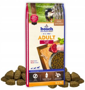 Sucha karma Bosch Adult Lamb & Rice, jagnięcina i ryż 15 kg 4