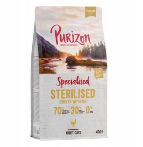 Sucha karma Purizon Adult Sterilised dla kota, kurczak i ryba  6,5 kg 4