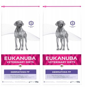 Sucha karma Eukanuba VETERINARY DIETS Dermatosis 2 x 12 kg 1