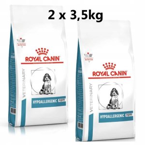 Sucha karma Royal Canin Veterinary Canine Hypoallergenic Puppy 2 x 3,5 kg 1