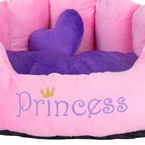 Legowisko Princess różowy kojec dla psa kota 45 cm x 40 cm 5