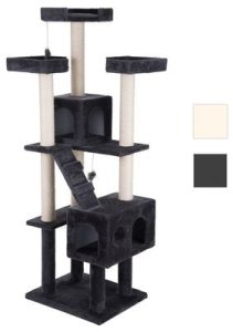 Drapak Księżniczka Roszpunka drapak dla kota ciemno-szary 11