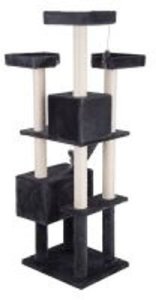 Drapak Księżniczka Roszpunka drapak dla kota ciemno-szary 12