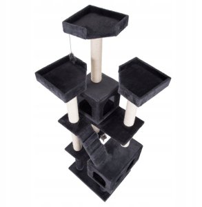 Drapak Księżniczka Roszpunka drapak dla kota ciemno-szary 2