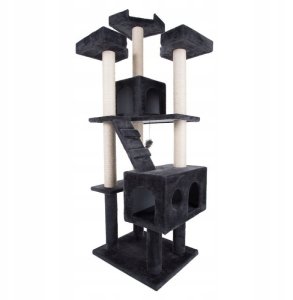 Drapak Księżniczka Roszpunka drapak dla kota ciemno-szary 3