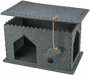 Trixie Jaskinia Lene, dla kota , szare, 40 x 50 x 40 cm 7