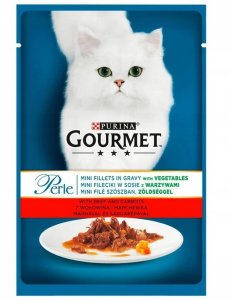 Purina, Gourmet Perle, Mokra karma dla kota, wołowina w sosie, 26x85g 1