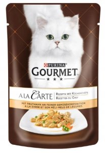 Mokra karma dla kota Gourmet pstrąg, warzywa 26x85 1