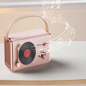 GŁOŚNIK BLUETOOTH BEZPRZEWODOWY PRZENOŚNY MOBILNY MAŁY W STYLU RETRO 5