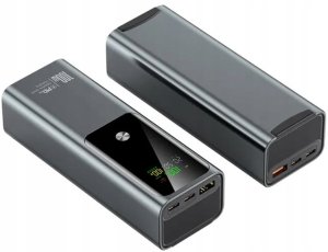 POWERBANK 100W 20000mAh AMPER i WOLTOMIERZ 2x KABEL SUPER SZYBKIE ŁADOWANIE 12
