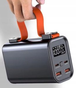 POWERBANK 100W SUPER SZYBKIE ŁADOWANIE 30000mAh AMPER WOLT DO LAPTOPA 2xPD 7
