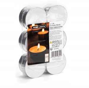 Świeczka tealight bezzapachowy podgrzewacz kpl./12szt 2