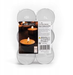 Świeczka tealight bezzapachowy podgrzewacz kpl./12szt 3