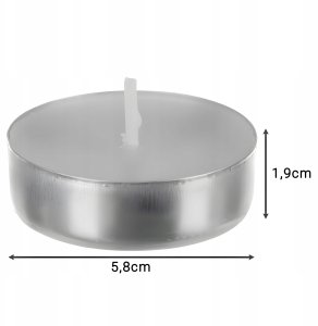Świeczka tealight bezzapachowy podgrzewacz kpl./12szt 5