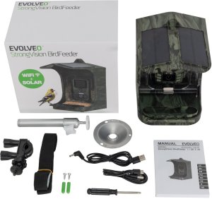 Evolveo EVOLVEO StrongVision BirdFeeder Inteligentne karmnik dla ptaków z kamerą i panelem słonecznym 6