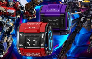 Słuchawki Transformers Słuchawki TWS MG-C03 Bluetooth 5.3, 13mm, 5h, Fioletowe 8