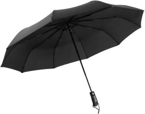 Parasol 120cm. Automatyczne rozkładanie i składanie. Czarny 1
