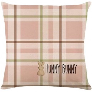Lniana poszewka na poduszkę 45 x 45 cm HAPPY BUNNY POD215 1