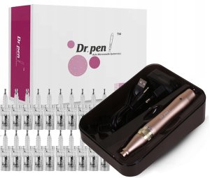 Profesjonalny Bezprzewodowy Dermapen Dr Pen Ultima + 20 Kartridży Igłowych 1