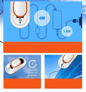 INTELIGENTNY ROBOT DO MYCIA SZYB OKNA LUSTRA PODŁÓG SZKLANYCH DRZWI ZESTAW 6