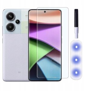 Szkło hartowane UV Xiaomi Redmi Note 13 Pro Plus Full Glue Braders 4
