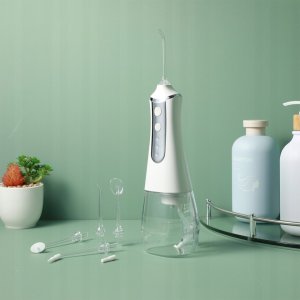 PROFESJONALNY DENTYSTYCZNY IRYGATOR DO ZĘBÓW BEZPRZEWODOWY MOCNY - 5 DYSZ 5