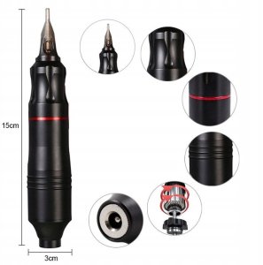 Zestaw do Tatuażu - Maszynka Pen z Kartridżami - Tusz - Idealny na prezent 3