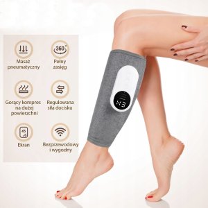 Masażer stóp i łydek z kompresją - fotel do masażu krążenia nóg Braders 9