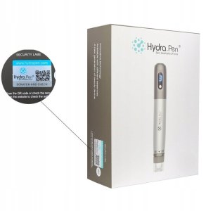 Dermapen Hydra Pen do mezoterapii - Zestaw z 2 wymiennymi kartridżami 5