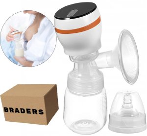 Elektryczny laktator piersi braders cichy bez BPA 180ml 4 tryby LCD 1