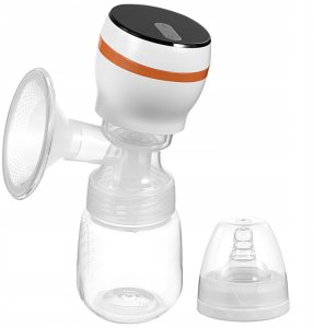 Elektryczny laktator piersi braders cichy bez BPA 180ml 4 tryby LCD 2