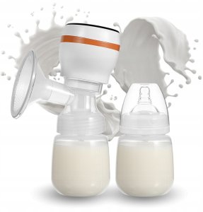 Elektryczny laktator piersi braders cichy bez BPA 180ml 4 tryby LCD 3