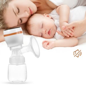 Elektryczny laktator piersi braders cichy bez BPA 180ml 4 tryby LCD 8