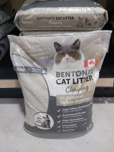CAT LITTER BENTONITE ACTV CARB GRAN12KG 2