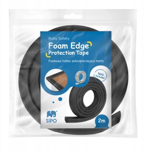 Edge protection tape Sipo SBS-T11-F2, black 1