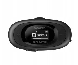 Interkom motocyklowy Sena 5R-01D 5R Lite Bluetooth 5.1 700m z wyświetlaczem LCD i uniwersalnym zestawem mikrofonów na 2 kaski 1