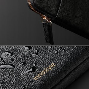 INNOSTYLE TORBA NA LAPTOPA SKÓRZANA 14 WODOODPORNA ETUI LUX LEATHER CZARNA 7
