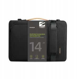 Torba na laptop 14" INNOSTYLE, wodoodporna, etui z paskiem, czarna 13