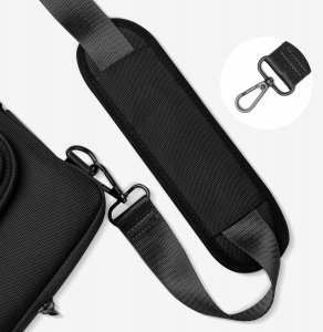 Torba na laptop 14" INNOSTYLE, wodoodporna, etui z paskiem, czarna 5