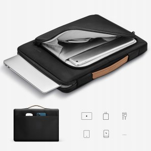 Torba na laptop 14" INNOSTYLE, wodoodporna, etui z paskiem, czarna 6